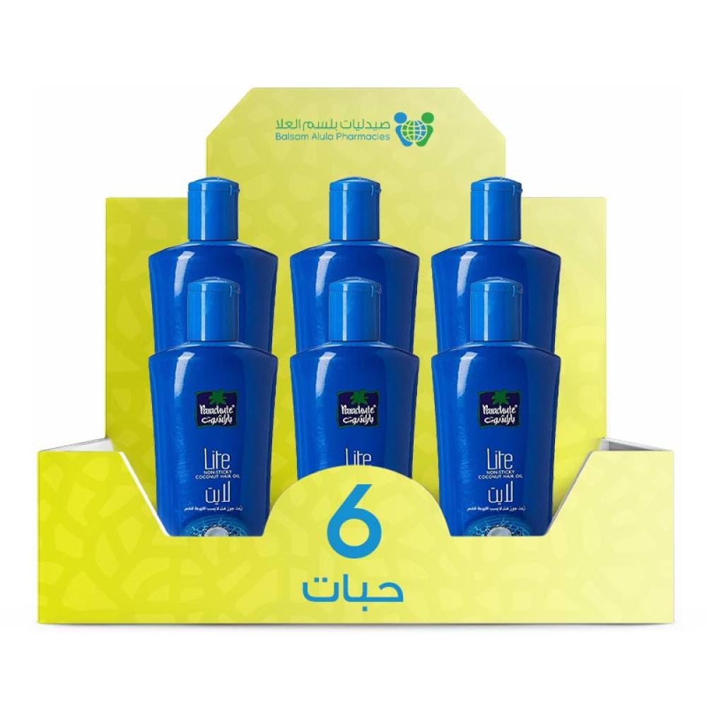 Parachute Light Hair Oil 300ml *6 Bottles | Value Box