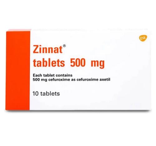 ZINNAT 500MG 10 TAB