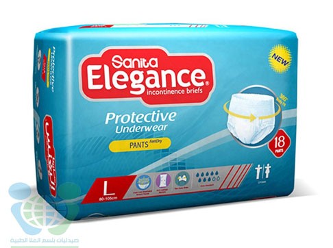 ELIGANCE ADULT DIAPERS PANTS L 4*18 PCS