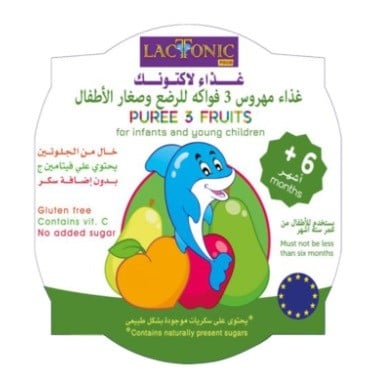 LACTONIC READY MEAL 3 FRUITS  2*130 GM
