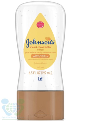 JOHNSON BABY OIL GEL SHEA AND COCOA BUTTER 192ML