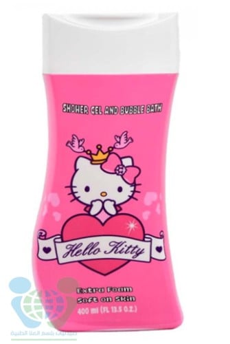HELLO KITTY SHOWER GEL AND BUBBLE BATH 400ML