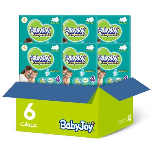 Baby Joy Diapers 4 (11 pieces * 6 pieces) | Value Box