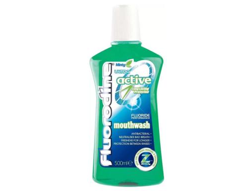FLUORODINE MOUTH WASH MINT 500ML GREEN