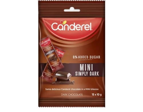 CANDEREL CHOCOLATE MINI SIMPLY DARK 15 PCS