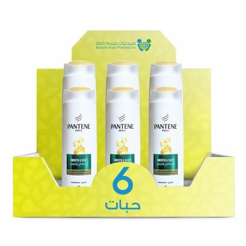 Pantene Smooth & Silky Shampoo 375ml *6 Bottles | Value Box