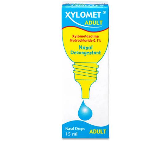 XYLOMET ADULT NASAL DROPS 15ML