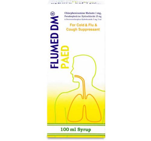 FLUMED DM PAED SYP 100ML