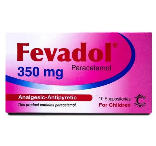 FEVADOL 350MG 10SUPP