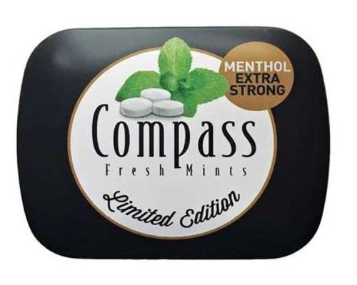 COMPASS BREATH FRESHNER DROPS PEPPERMINT 50P