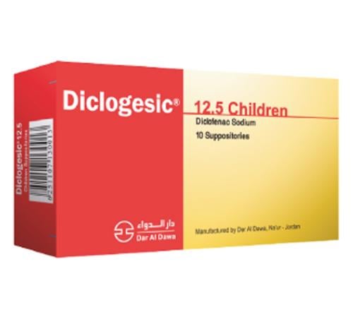 DICLOGESIC 12.5MG 10SUPP