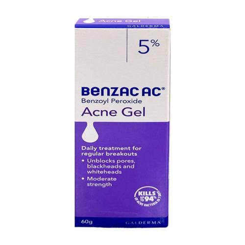 BENZAC AC 5% GEL 60GM