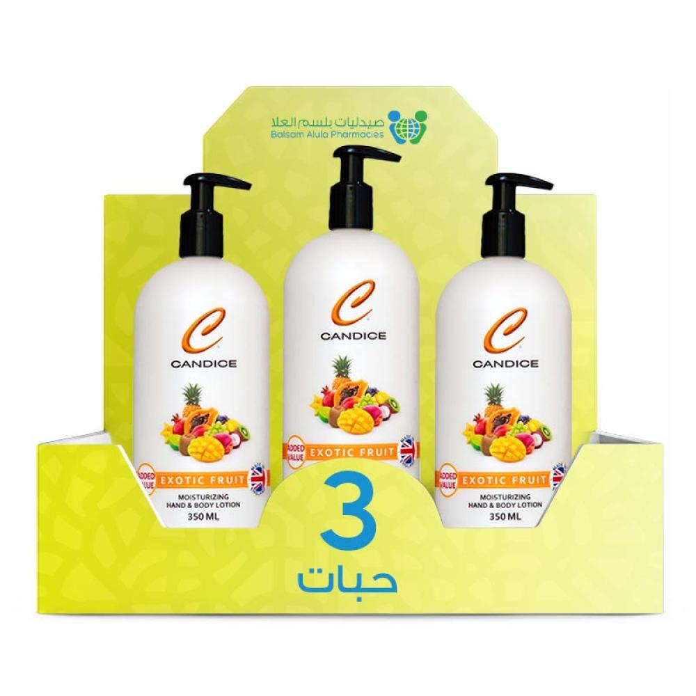 Candice Fruit Extract Body Lotion 350ml *3 Pack | Value Box