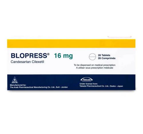 BLOPRESS 16MG 28 TAB