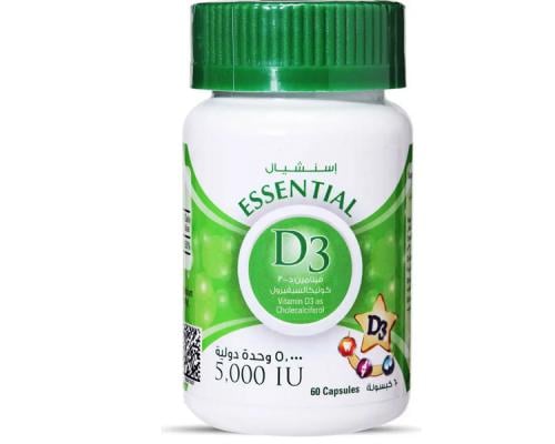 ESSENTIAL D3 5000 IU 60CAP