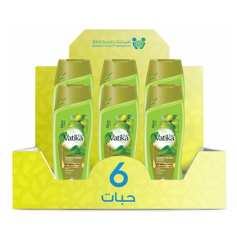 Vatika Nourishing & Protecting Shampoo 400ml *6 Bottles | Value Box