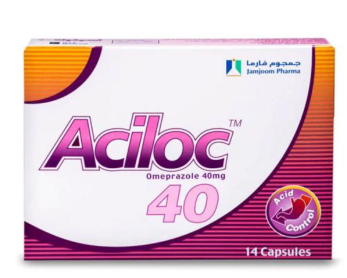 ACILOC 40MG 14CAP