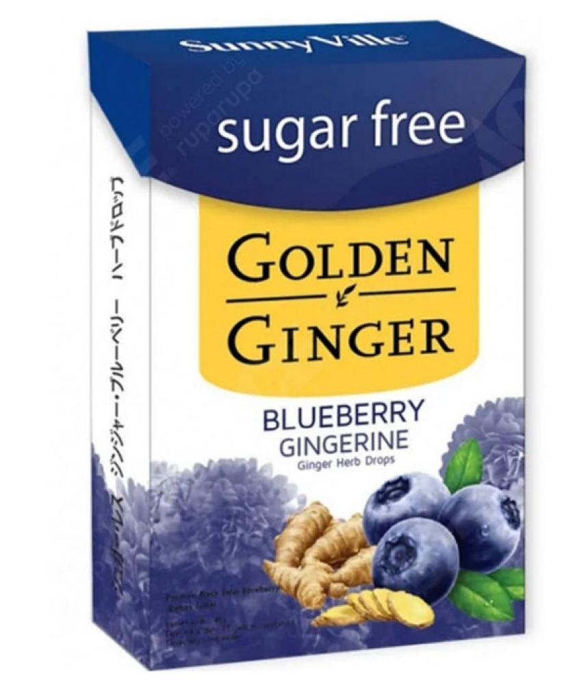 GOLDEN GINGER DROPS BLUEBERRY GINGERINE 45GM