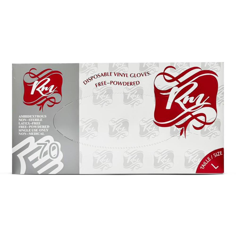 VINYLE GLOVES L 70PCS