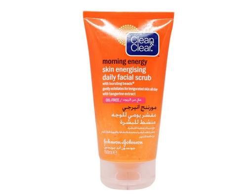 CLEAN & CLEAR DAILY FACIAL SCRUB MORNING ENERGY SKIN ENERGISING 150 ML