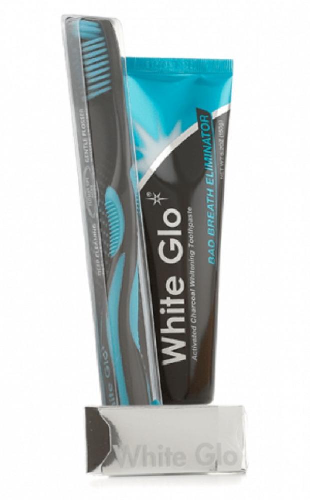 WHITE GLO TOOTH PAST CHARCOAL BAD BREATH 100 ML