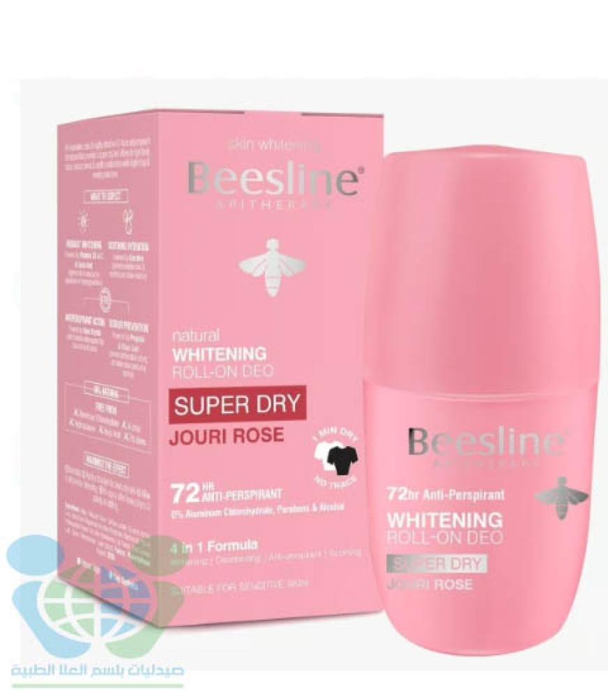 بيزلين مزيل عرق رول جفاف تام ورد جوري 4*1 50مل