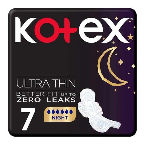 KOTEX PADS ULTRA THIN NIGHT WITH WINGS 14*7 PCS