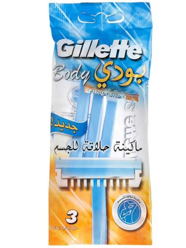 جيليت امواس بودي كيس 3 حبة