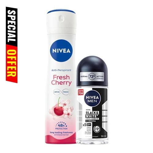 S.O NIVEA DEODORANT SPRAY + ROLL