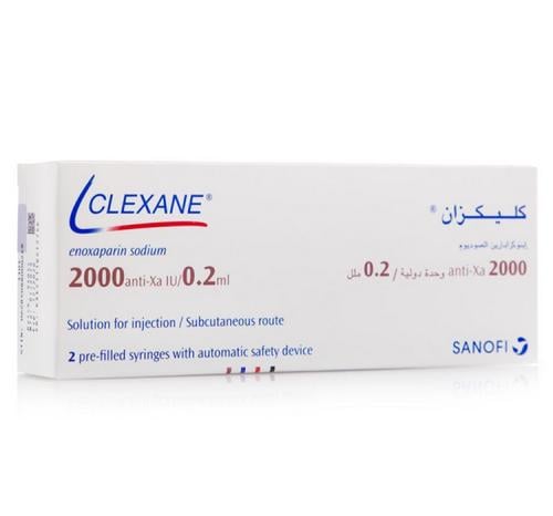 كليكسان 20 مج سرنجه جاهزة 2 سرنجة