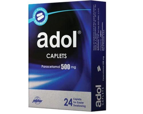 ADOL 500 MG 24 CAPLETS