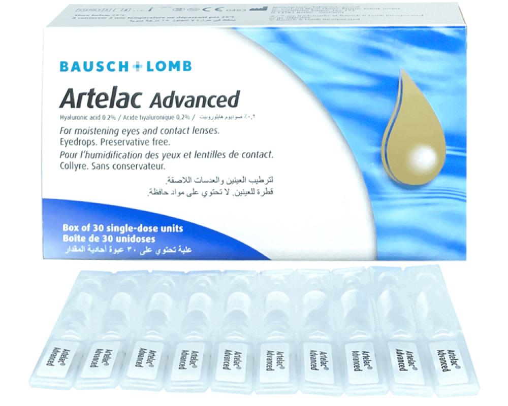 ارتيلاك ادفانص  نقط العين  30 ق