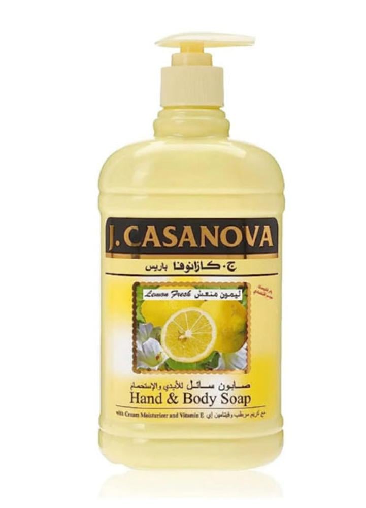 جي كازانوفا هاند ووش ليمون منعش 500 مل