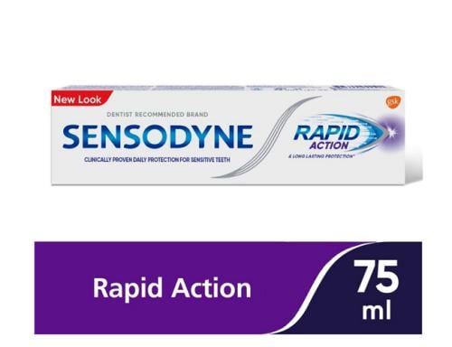 SENSODYNE TOOTHPASTE RAPID ACTION 75 ML