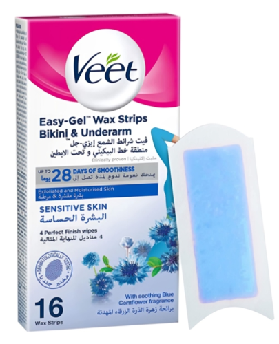 VEET WAX STRIPS PROFFEIONAL... BIKINI & UNDERARM 16 PCS
