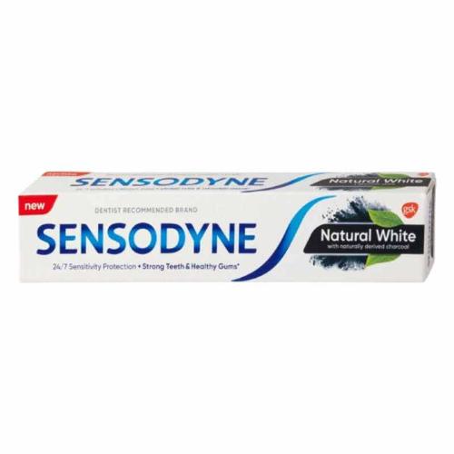 SENSODYNE TOOTH PASTE NATURAL WHITE CHARCOAL 75 ML
