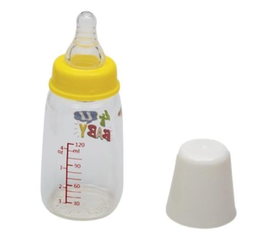 4U BABY FEEDING BOTTLE GLASS 120 ML