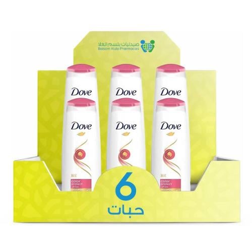 Dove Color Repair Shampoo 400ml * 6 Pack | Value Box