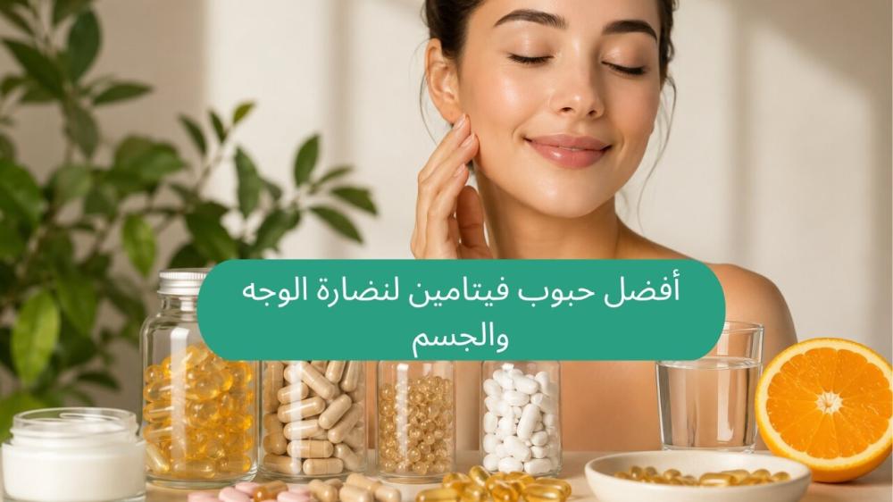 أفضل حبوب فيتامين لنضارة الوجه والجسم