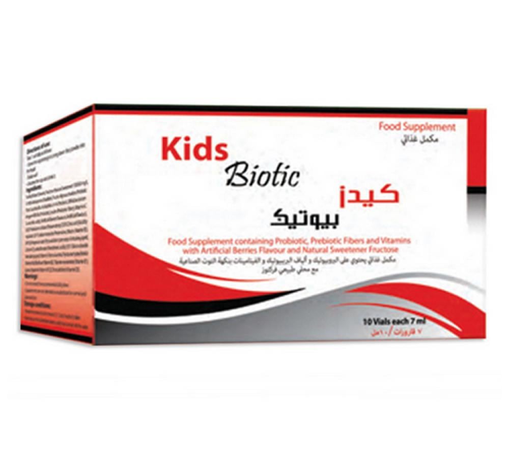 كيدز بيوتيك مكمل غذائي 10 قارورات 7مل