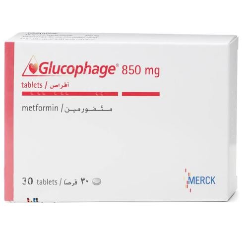 GLUCOPHAGE 850MG 30TAB