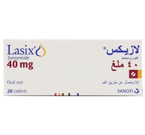لازيكس 40 مج حبوب 20 ق