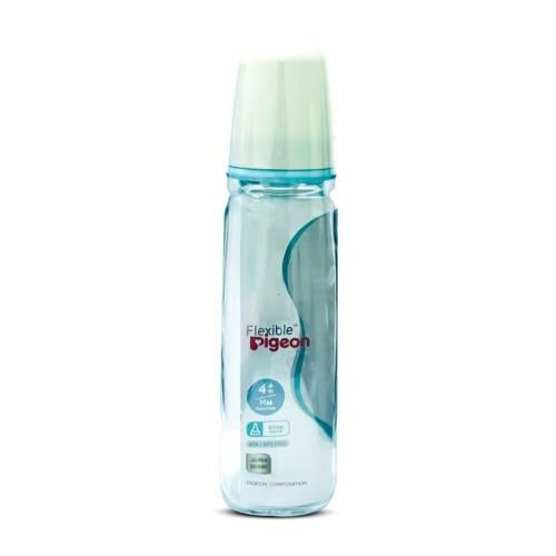 PIGEON FEEDING BOTTLE GLASS WITH HANDS 240 ML P237 A226