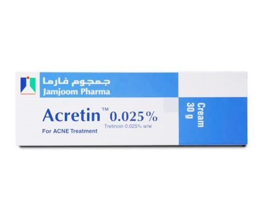 ACRETIN 0.025% CREAM
