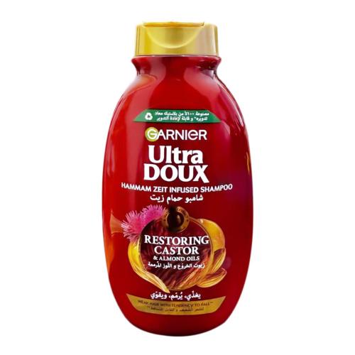 ULTRA DOUX HAIR SHAMPOO HEALING CASTOR AND ALMOND OILS 200 ML