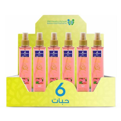 G. Casanova Classic Rose Body Spray 235ml *6 Pieces | Value Box