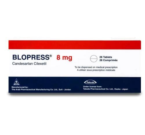 BLOPRESS 8MG 28TAB