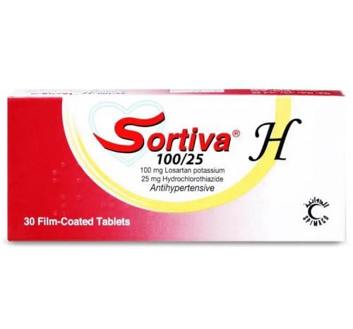 SORTIVA H 25/100MG 30 TAB