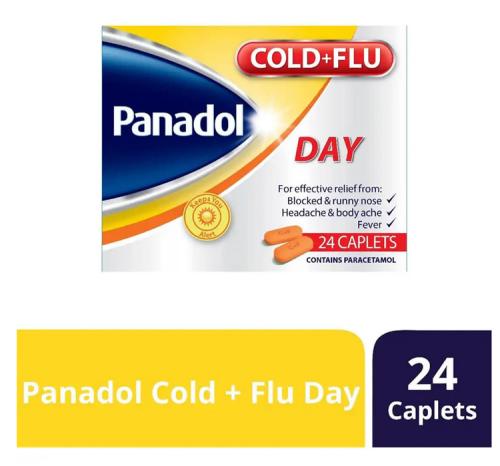 PANADOL COLD & FLU DAY 24 CAP