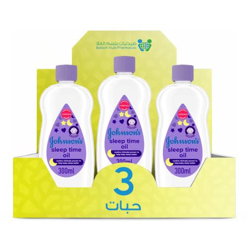 Johnson's Baby Bedtime Oil 300ml * 3 Bottles | Value Box